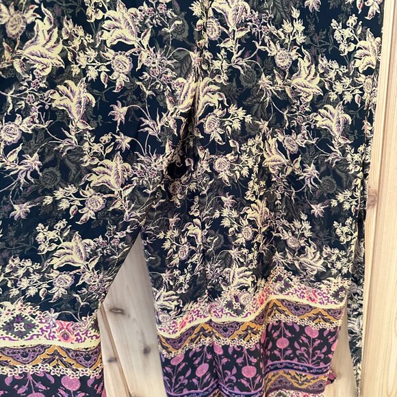 Free People Size Small Leona Slit Leg Sleeveless Jumpsuit - Picture 5 of 11